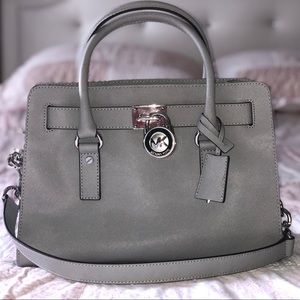 Michael Kors Satchel ‘Hamilton’, Small, gray
